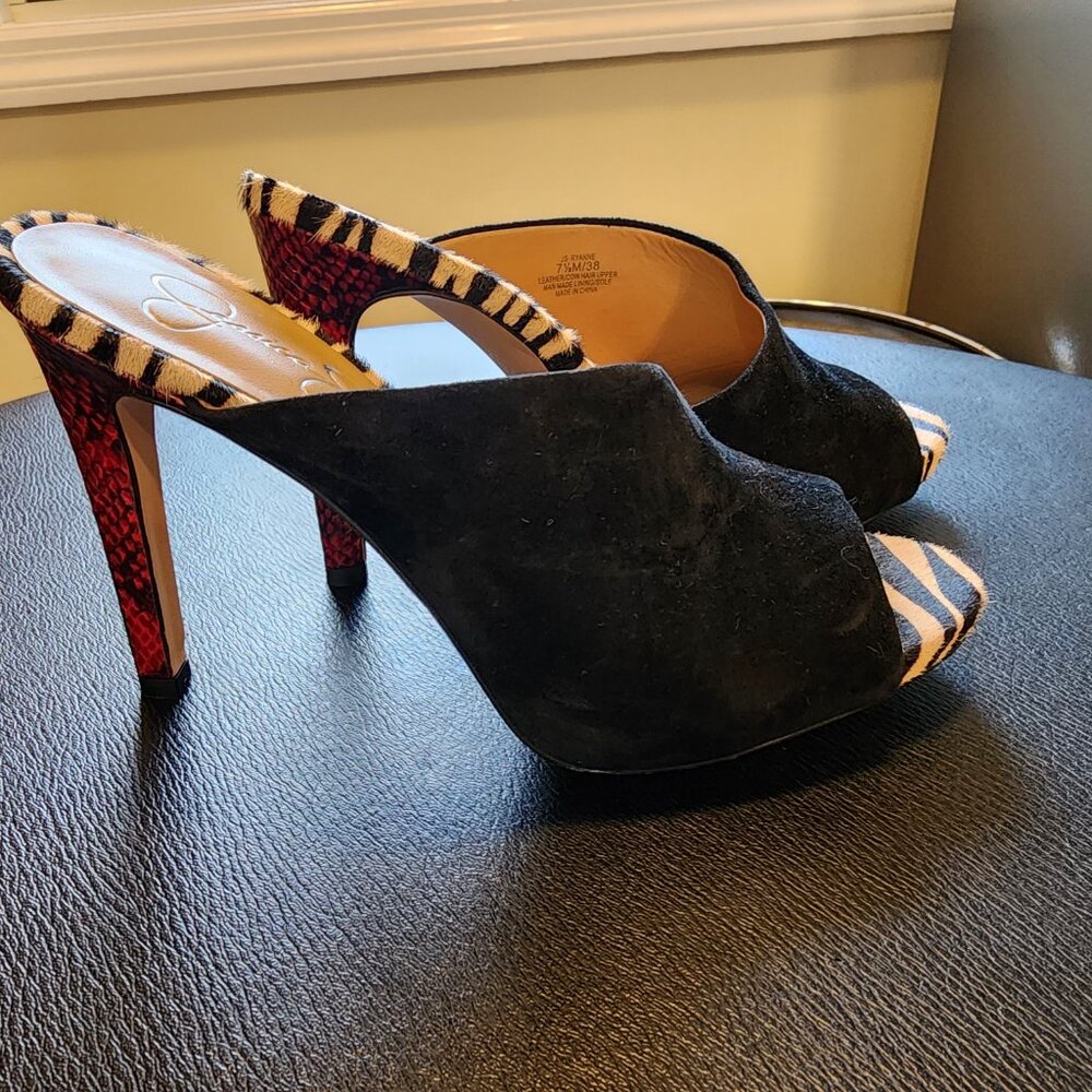 Jessica Simpson Black Elegant Heels